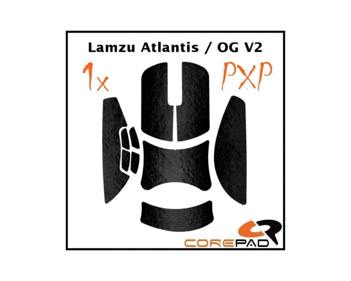Corepad PXP Grips til Lamzu Atlantis/OG V2 Superlight - Hvid