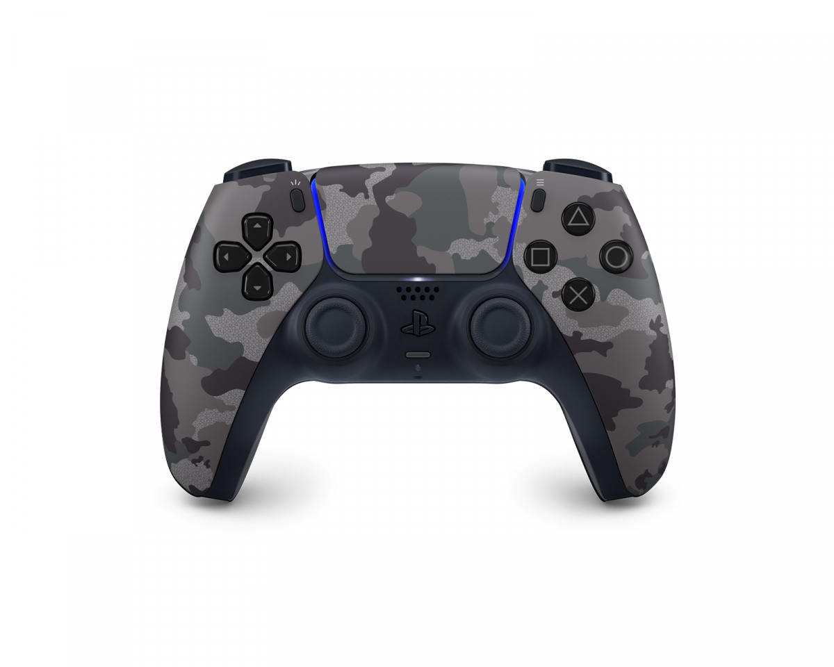Sony Playstation 5 DualSense Trådløs Controller Grey Camouflage MaxGaming.dk