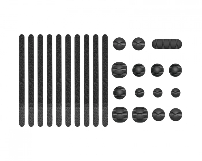 MaxMount Kabelstyringssæt - Kabelholdere & Kabelbindere