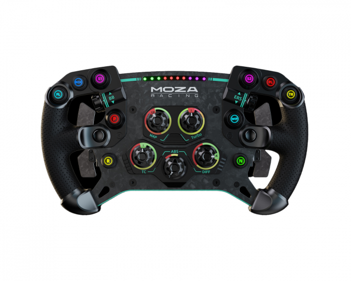 Moza Racing GS V2P Microfiber Leather GT Steering Wheel - 30cm Rat til Racing