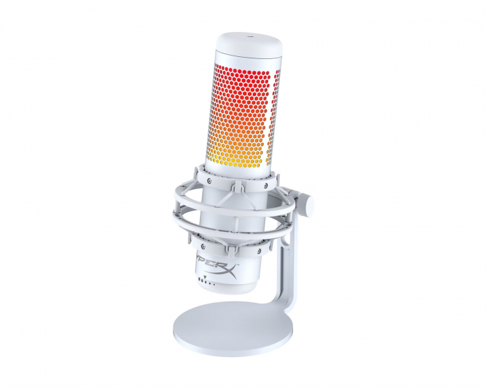 HyperX QuadCast S RGB Mikrofon - Hvid
