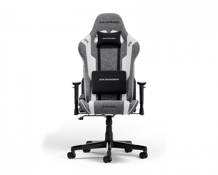 DXRacer PRINCE L Grå & Hvid Stof