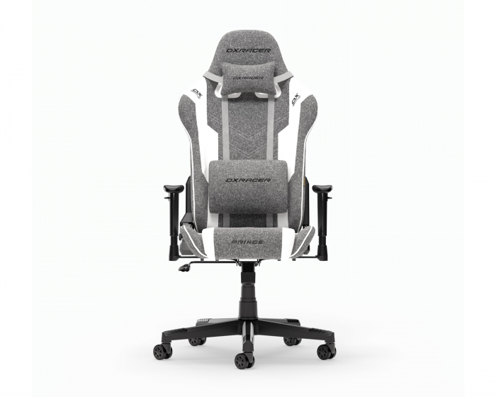 DXRacer PRINCE L Grå & Hvid Stof