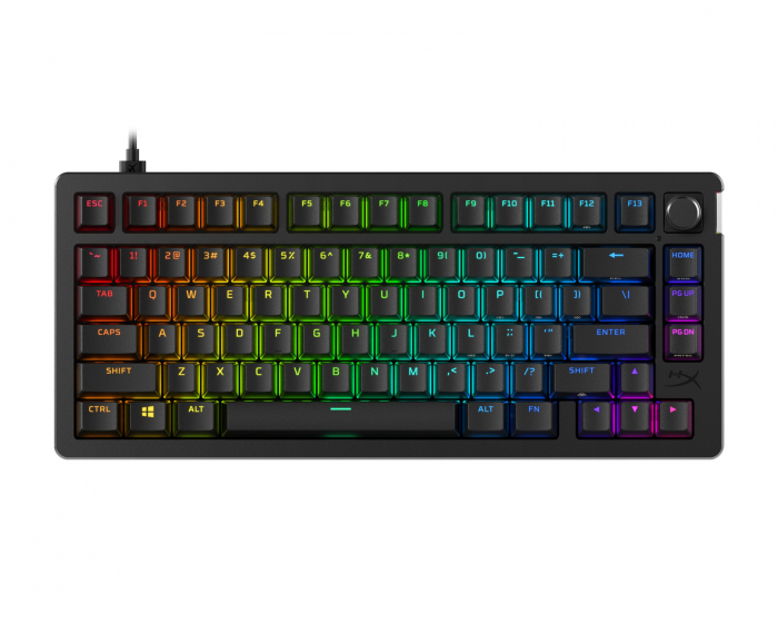 HyperX Alloy Rise Gaming Tastatur 75% (Linear) - Sort