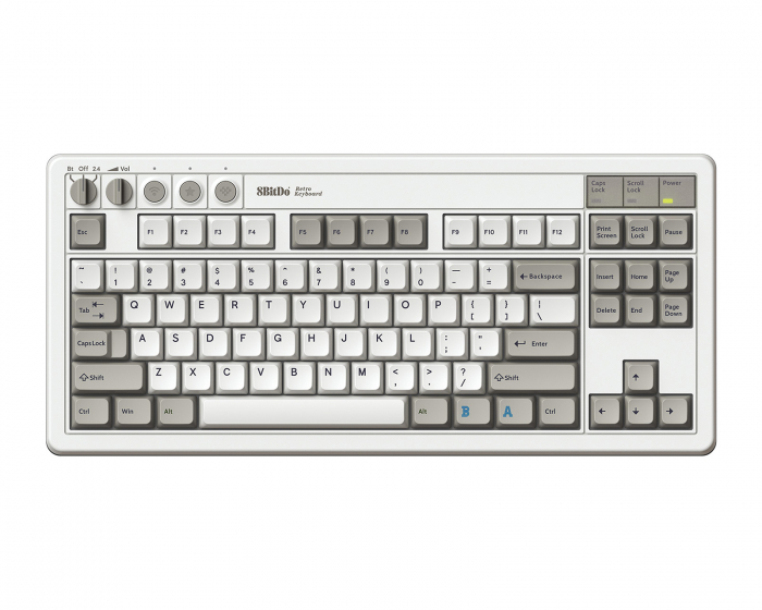 8Bitdo Retro Mechanical Keyboard - Trådløst Tastatur ANSI - M Edition