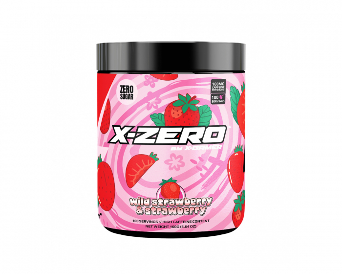 X-Gamer X-Zero Wild Strawberry & Strawberry - 100 Portioner