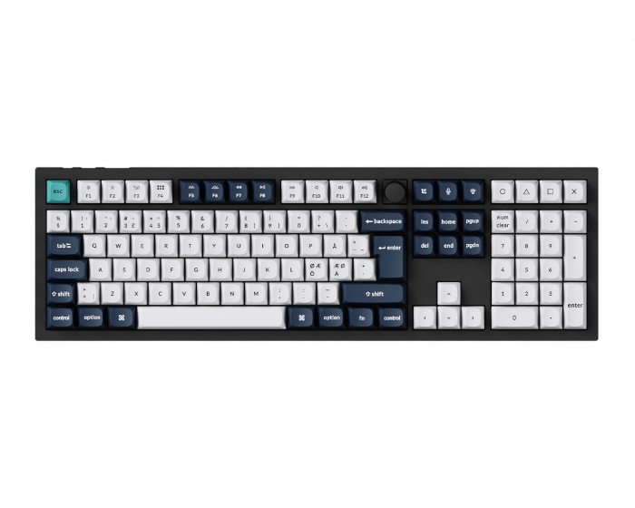 Keychron Q6 Max QMK Trådløst Mekanisk Tastatur [Gateron Jupiter Red] - ISO