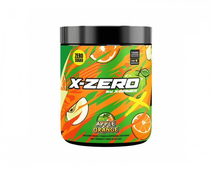 X-Gamer X-Zero Apple Orange - 100 Portioner