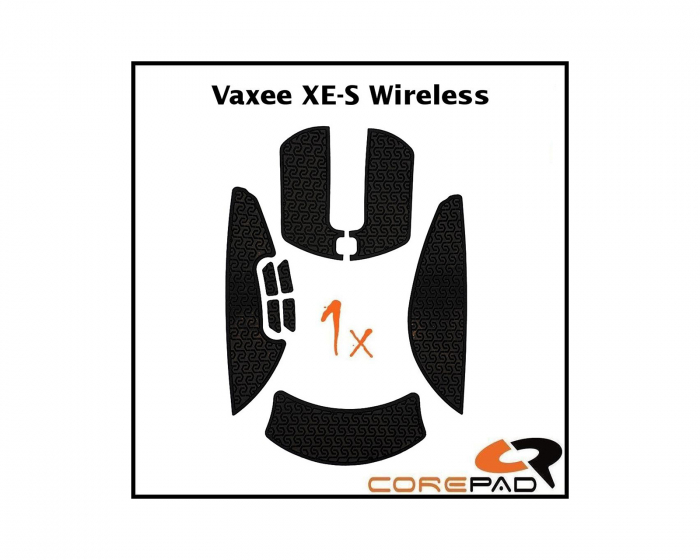 Corepad Soft Grips til Vaxee XE-S - Sort