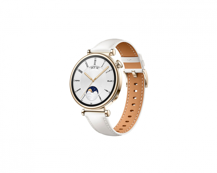 Huawei Watch GT4 41mm Classic Edition - Guld/Hvid - Ur