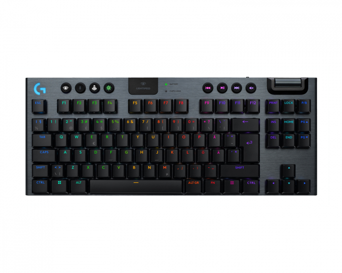 Logitech G915 X TKL Lightspeed Trådløst Gaming Tastatur [Tactile] - Sort