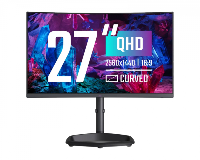 Cooler Master GM27QP 27” Curved QHD 240Hz VA Gamingskærm