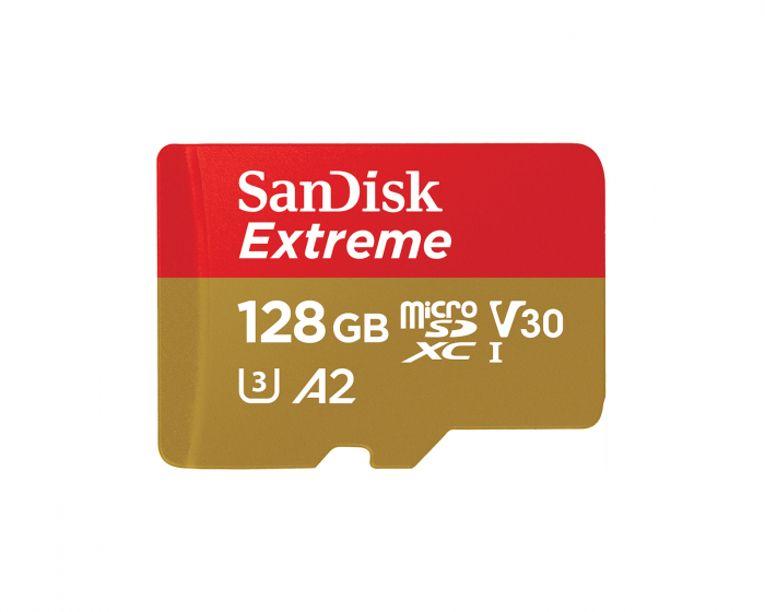 SanDisk Extreme microSDXC Hukommelsekort - 128GB