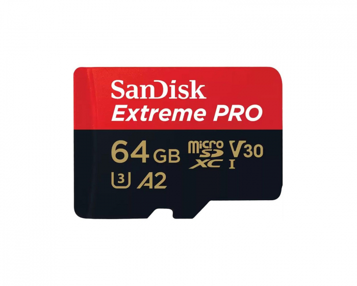 SanDisk Extreme PRO microSDXC Hukommelsekort - 64GB