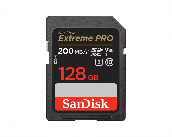 SanDisk Extreme PRO SDXC Hukommelse  - 128GB SD Kort