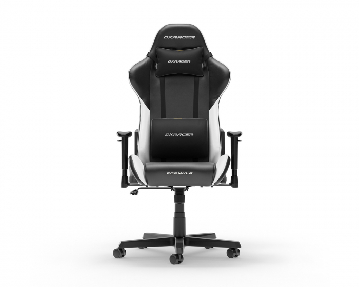 DXRacer FORMULA L Sort & Hvid PVC Læder