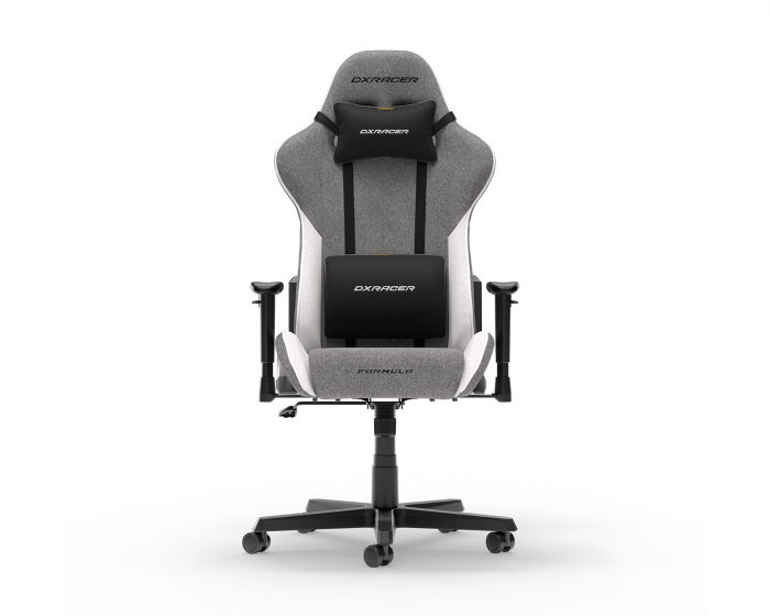 DXRacer FORMULA L Grå & Hvid Stof