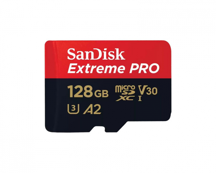 SanDisk Extreme Pro microSDXC Hukommelsekort - 128GB