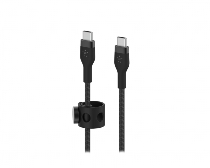 Belkin PRO Flex USB-C til USB-C Kabel - 2m - Sort