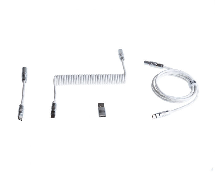 Wooting Coiled USB-C Kabel - Just White