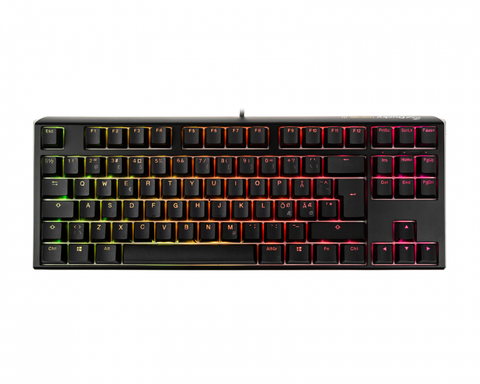 Ducky ONE 3 TKL Classic RGB Tastatur [Baby Kangaroo] - Sort/Hvid