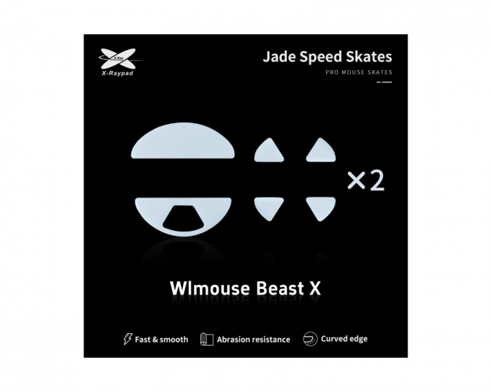 X-raypad Jade Mouse Skates til WLmouse Beast X