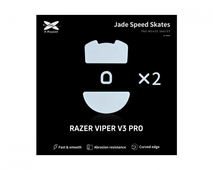 X-raypad Jade Mouse Skates til Razer Viper V3 Pro