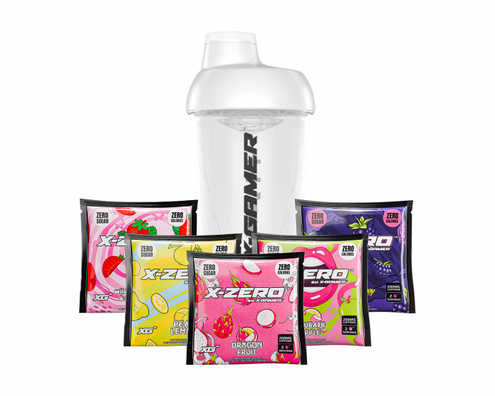 X-Gamer X-Zero Sample Pack + Shaker (10 Portioner)