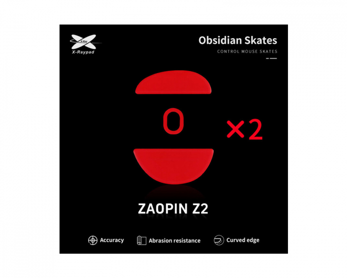 X-raypad Obsidian Mouse Skates til Zaopin Z2