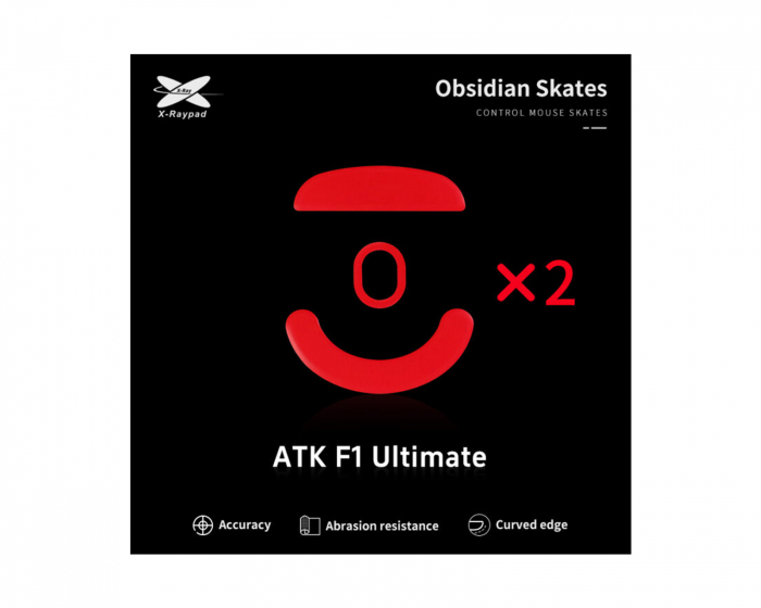 X-raypad Obsidian Mouse Skates til ATK Blazing Sky F1 Ultimate