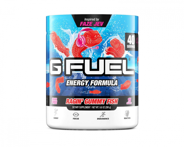 G FUEL Ragin' Gummy Fish Remastered - 40 Portioner