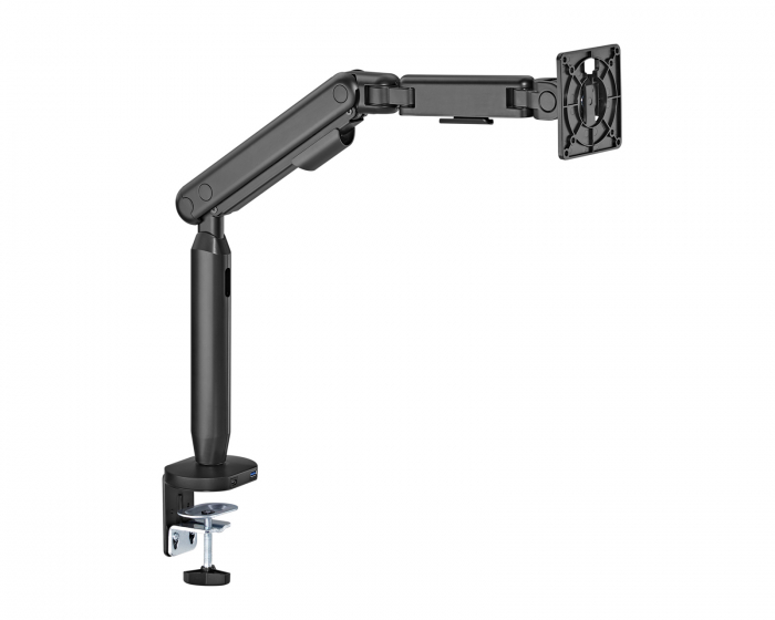 MaxMount Flexy Monitor Arm 11kg USB-Ports 17”-35” Sort - Skærmstativ