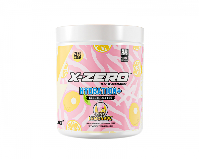 X-Gamer X-Zero Hydration+ Pink Lemonade - 100 Portioner