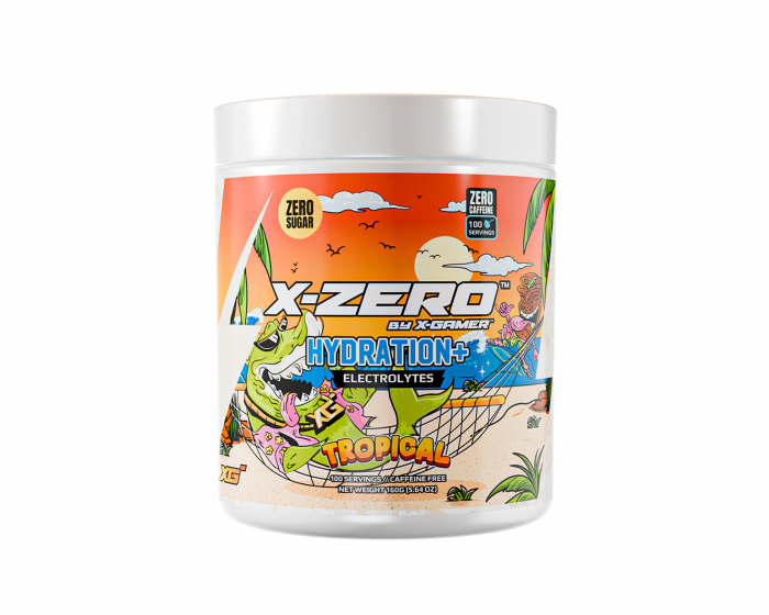 X-Gamer X-Zero Hydration+ Tropical - 100 Portioner