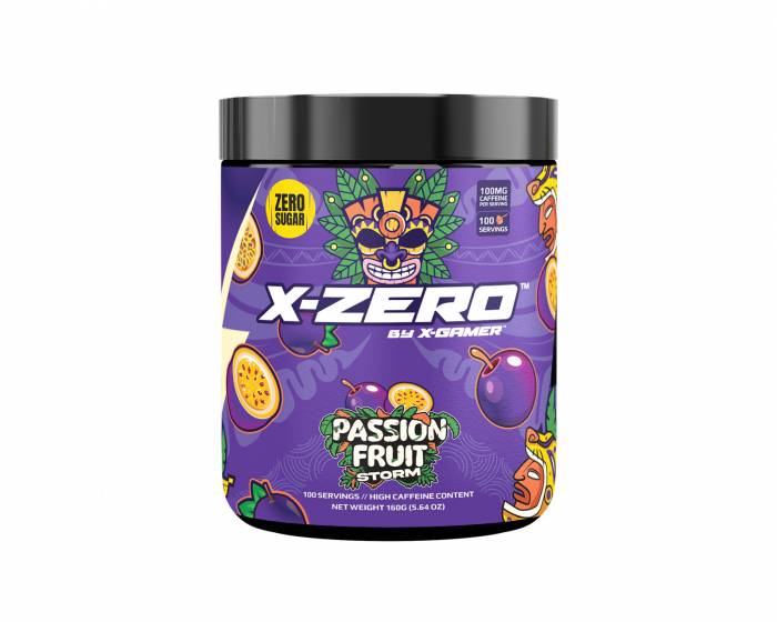 X-Gamer X-Zero Passion Fruit Storm - 100 Portioner