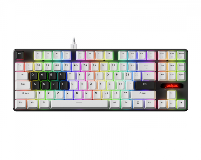 Pulsar PCMK 2 HE TKL Mekanisk Tastatur ANSI - Hvid