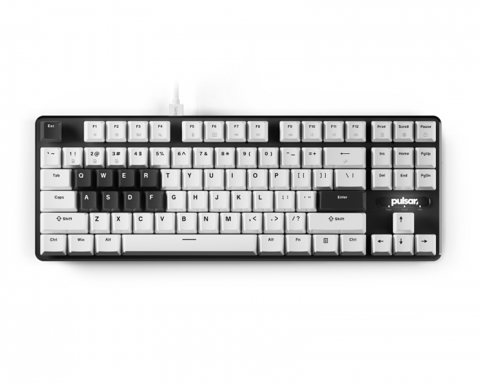 Pulsar PCMK 2 HE TKL Mekanisk Tastatur ANSI - Hvid