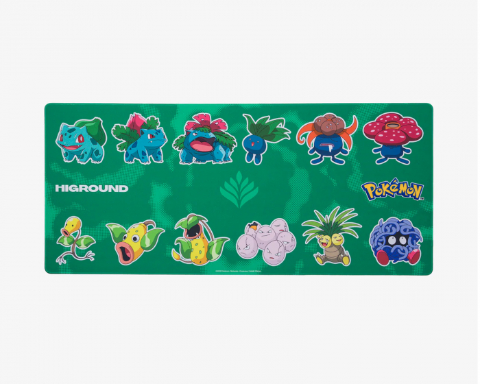 Higround Pokémon Gaming Musemåtte - Grass Type - XL