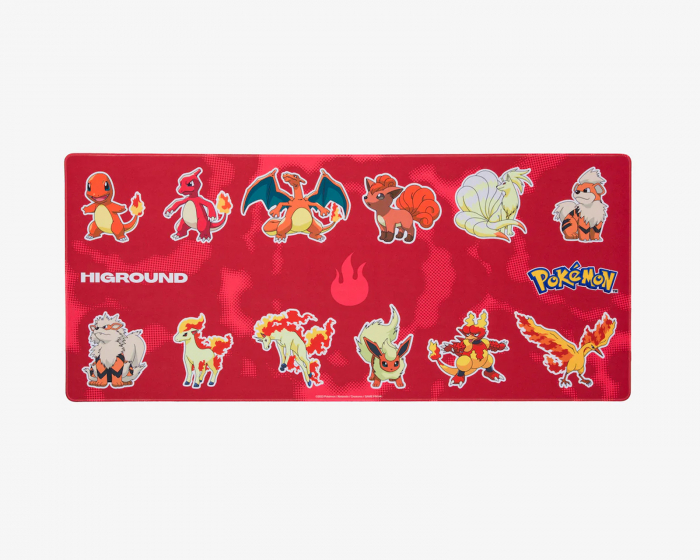 Higround Pokémon Gaming Musemåtte - Fire Type - XL