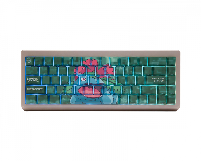 Higround Pokémon Summit 65 Hotswap Gaming Keyboard - ANSI - Venusaur [Geo Linear]