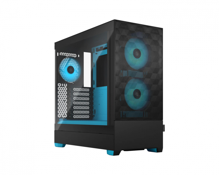 Fractal Design Pop Air RGB TG - Sort/Cyan