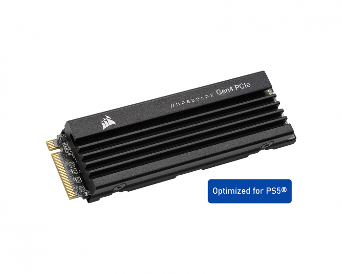 Corsair MP600 PRO LPX PCIe Gen4 x4 NVMe M.2 SSD til PS5/PC - 8TB