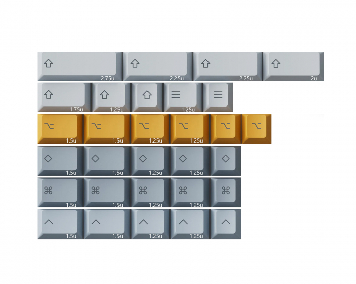 KBDfans PBTfans Twist R2 - Accent Kit