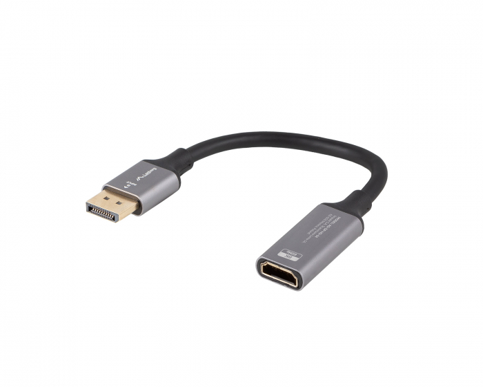 Lanberg DisplayPort til HDMI Adapter 8K Sort - 0.2m