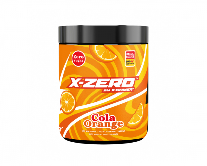 X-Gamer X-Zero Cola Orange - 100 Portioner