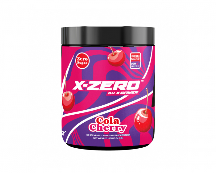 X-Gamer X-Zero Cola Cherry - 100 Portioner