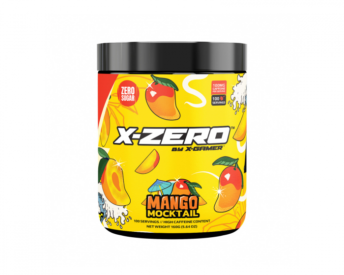 X-Gamer X-Zero Mango Mocktail - 100 Portioner