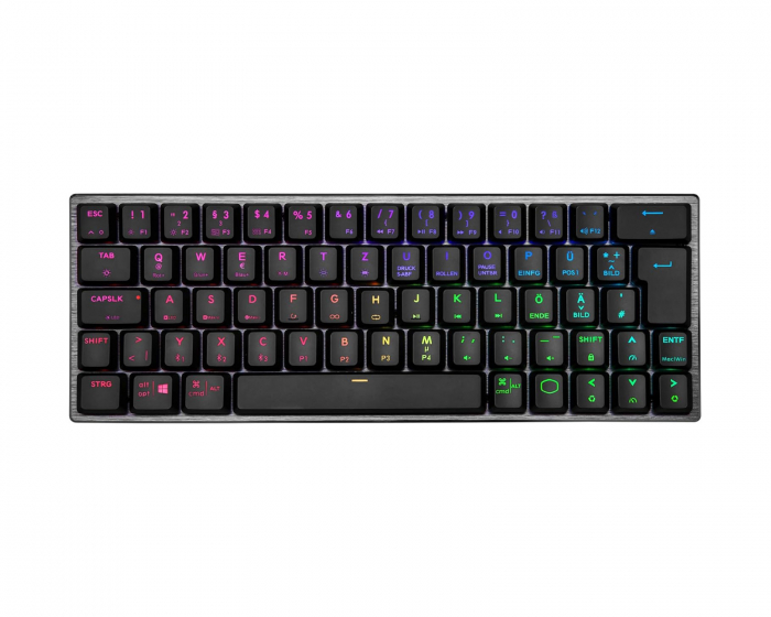 Cooler Master SK622 Low Profile RGB Tangentbord [TTC Blue] - Sort