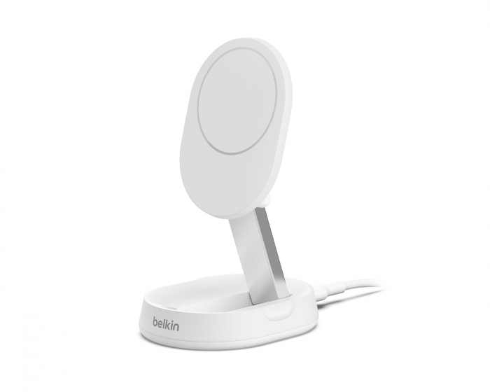 Belkin Boost Charge Pro Qi2 15W Magnetisk Ladestander - Hvid