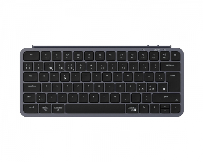 Keychron B1 Pro Ultra-Slim Trådløst Tastatur - Space Gray - ISO